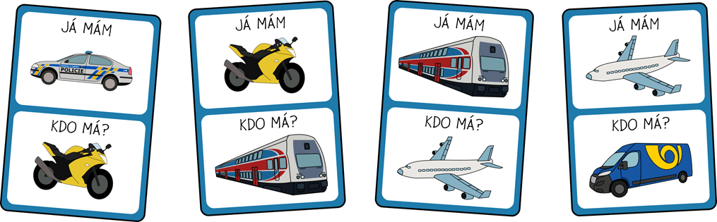 karty dopravní prostředky